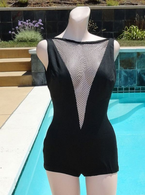 SOLD - Vintage 60s Margit Fellegi Cole of California Scandal Suit Swimsuit B36-38