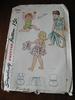 Vintage 40s Simplicity 1686 Childs Sun Suit, Bathing Suit, Skirt & Bolero Pattern sz 1 B20 UNCUT