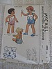 Vintage 1943 McCall Toddlers Sunsuit Pattern with Transfer sz 1