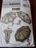 Retro Style Parisol Umbrella Pattern Butterick B4955 Pattern 