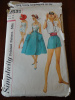 Vintage 50s Misses Top Shorts Jacket and Wrap Around Skirt Pattern size 14 B34