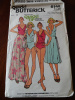 Vintage 80s Butterick 6148 Misses Swimsuit and Skirt Pattern size 14 B36 Uncut