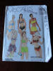 Vintage 90s McCalls Pattern 8813 Stretch Knit 2 Piece Bikini Swimsuit Bathing Suit sz 8 UNCUT 