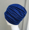 NOS Vintage Navy Blue Knit Turban Swimcap