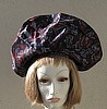 Vintage Large Paisley Turban Style Hat Cap