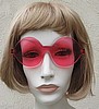 SOLD - Vintage 60's Italian PINK Twiggy Sunglasses
