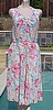 Vintage 70s Mr Joe Halter Style Floral Dress sz 18