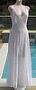 Vintage 70s OLGA White Cascading Lace & Nylon Nightgown 34
