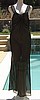 Vintage Black Sheer Nylon Chiffon Nightgown B34