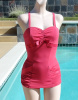 SOLD - Vintage 50s Pink Catalina Swimsuit Bathing Suit B30-36